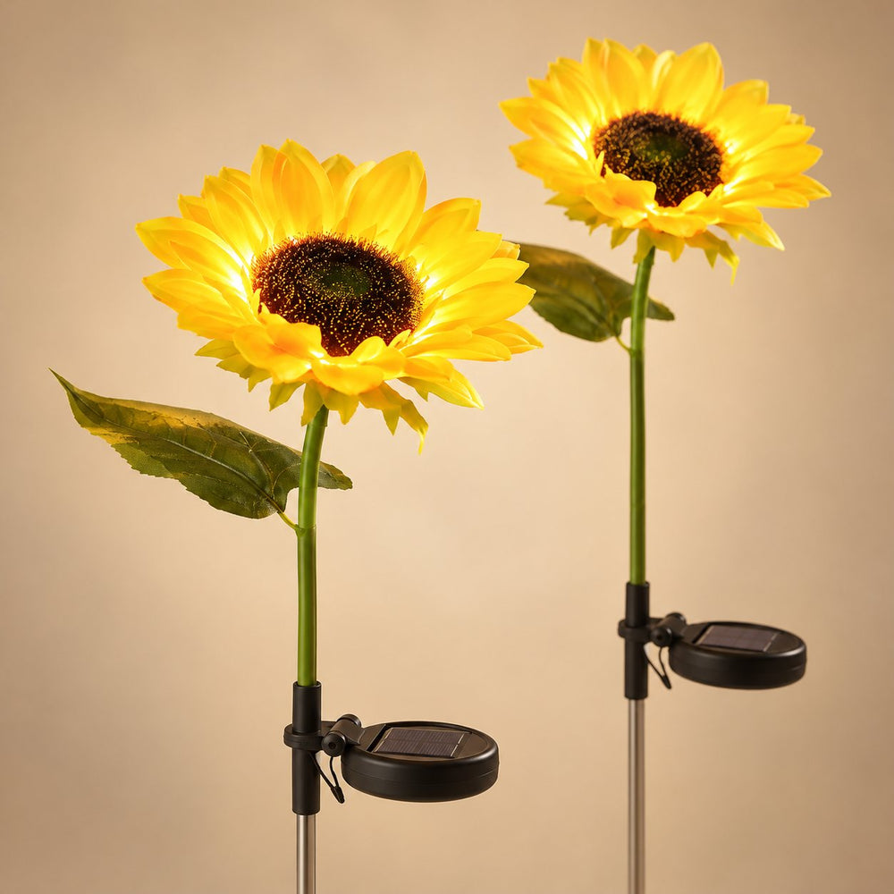 Girasoles Solares Luz Cálida