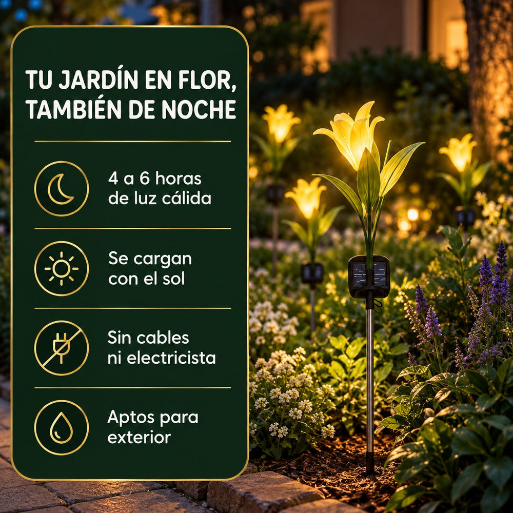 Tulipanes Solares Luz Cálida