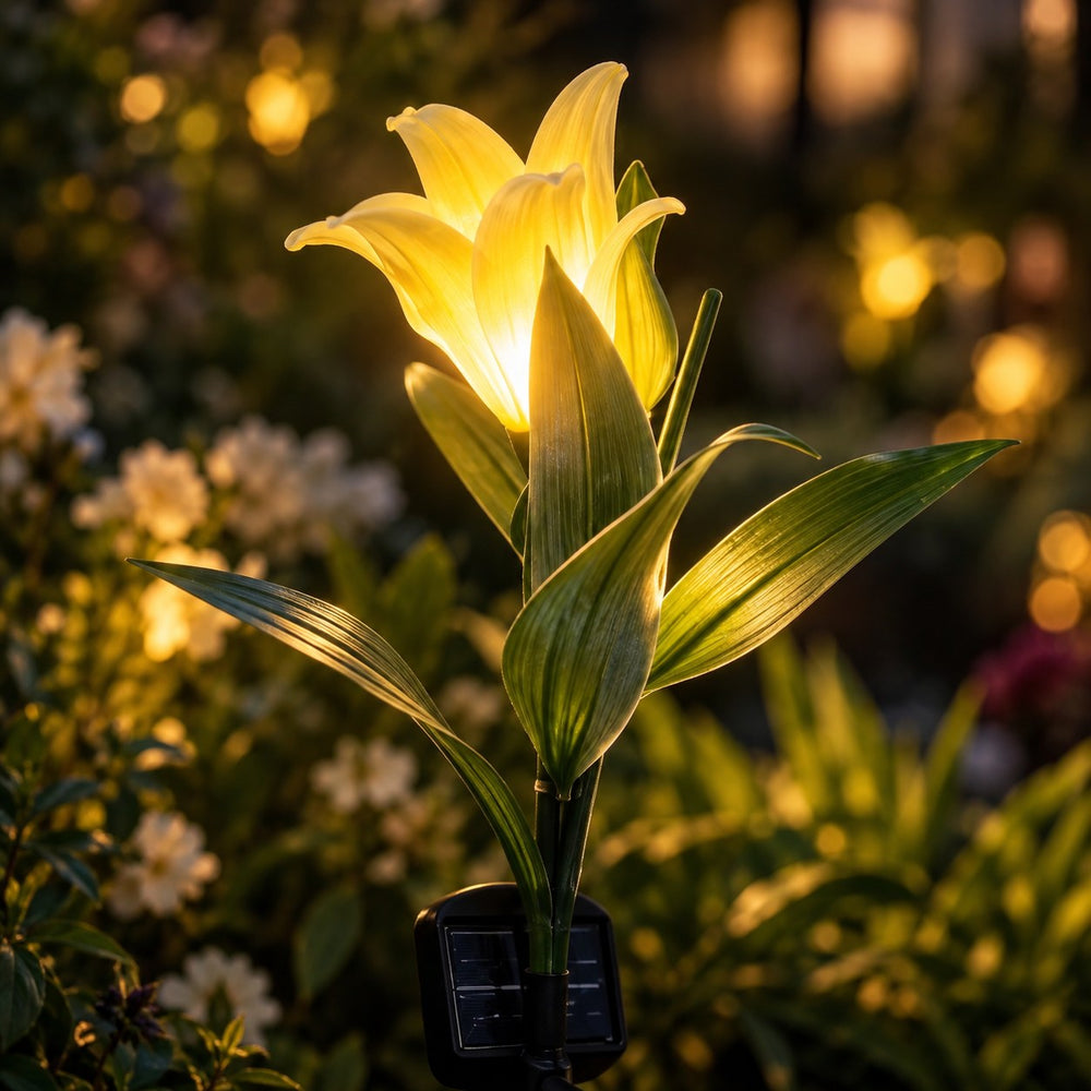 Tulipanes Solares Luz Cálida