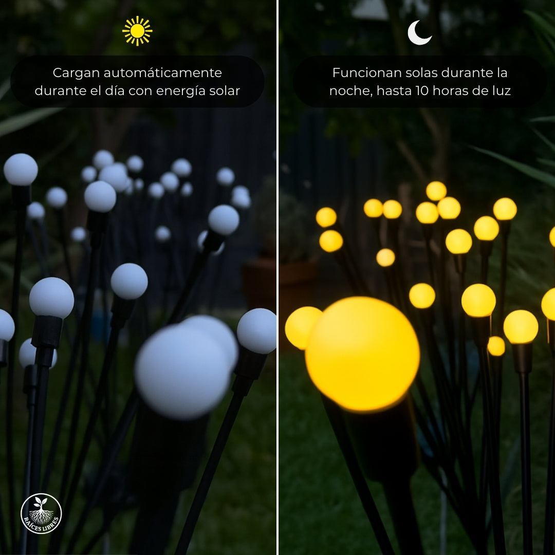 Luces SOLARES Luciernaga 💡