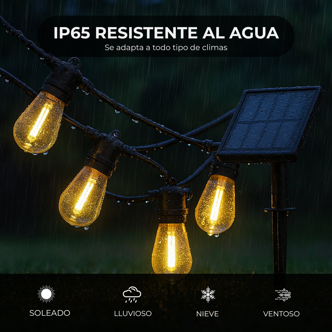 Guirnalda Solar LED 5m (10 Focos)
