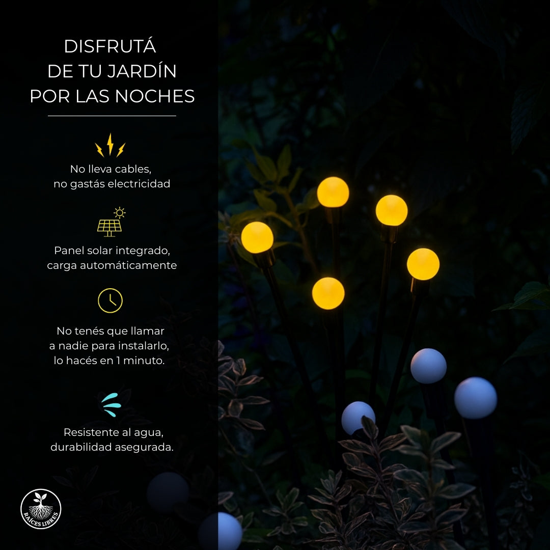 Luces SOLARES Luciernaga 💡
