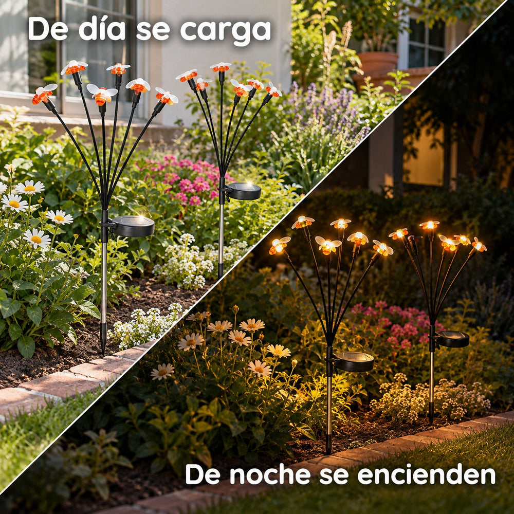 Abejas Solares Luz Cálida