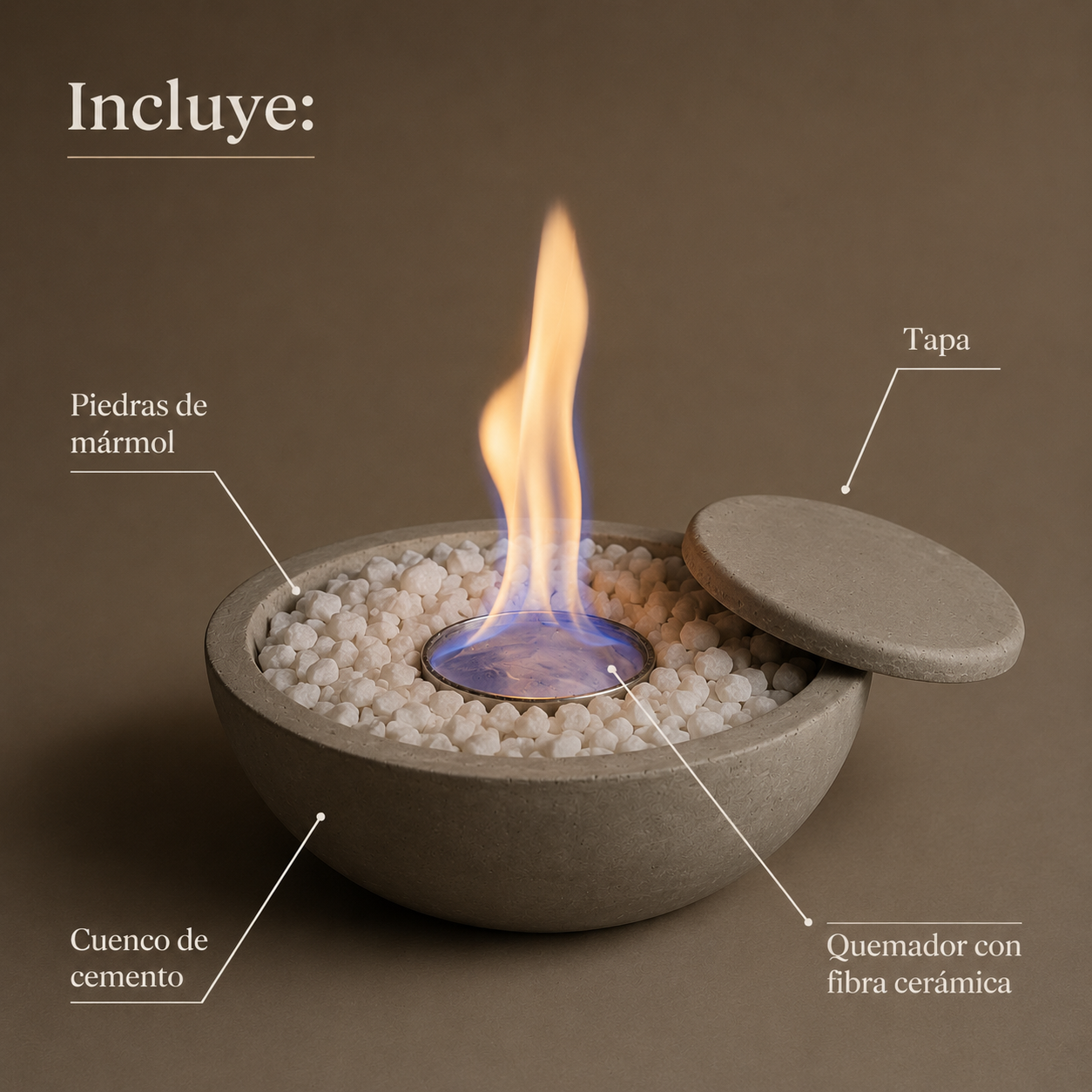 Fogonero VESTA -🔥 Fuego Real 🔥