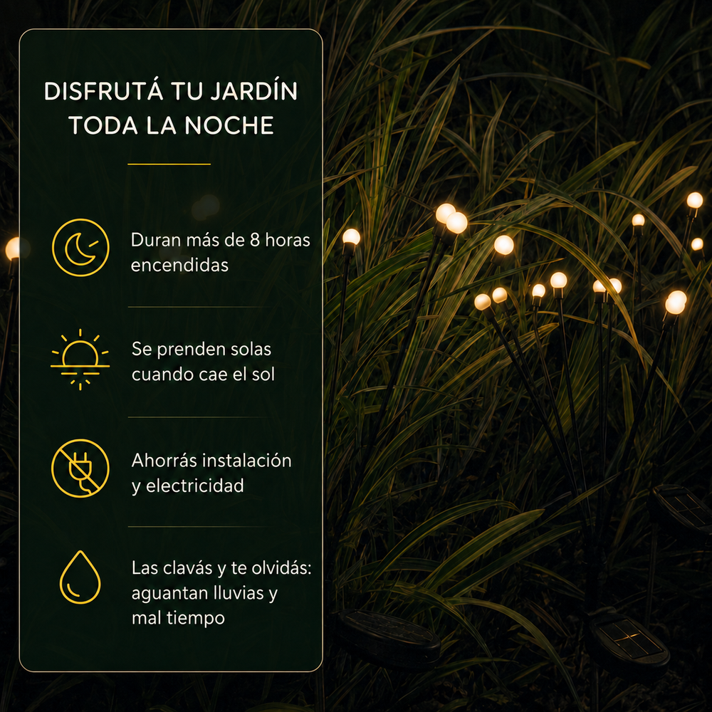 Luces SOLARES Luciernaga