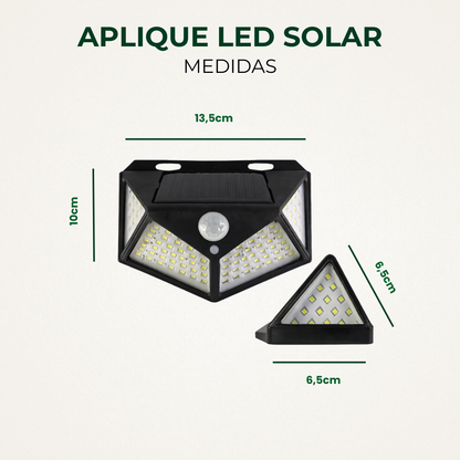 Aplique SOLAR 100 leds