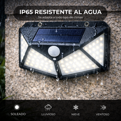 Aplique SOLAR 100 leds