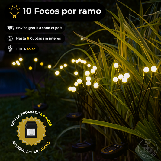 Luces SOLARES Luciernaga 💡